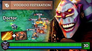 +1000 Damage Per Second Witch Doctor+250000 Damage 27 Kills | Dota 2 Gameplay