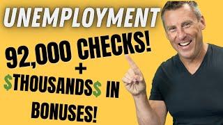 $6,000 CHECKS COMING + 92,000 UNEMPLOYMENT CHECKS GOING OUT | NEGATIVE UI Debt?? Unemployment UPDATE