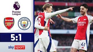 Machtdemonstration! Arsenal bestraft City! | FC Arsenal - Manchester City | Highlights - 2024/25