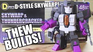 Thew Builds Kotobukiya D-Style Skywarp!