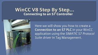 WinCC v8.0 Step By Step 3: Add S7 PLC Connection ‍️ Learn SCADA Programming #winccguru