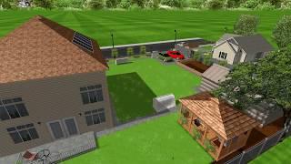 Ландшафтный дизайн Киев 4 сотки газона