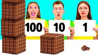 100 Слоев Еды Челлендж | Смешные Cитуации от 4Teen Challenge