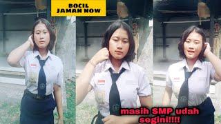 Tiktok abg SMP toge gunung kembar // bocil jaman skrng damage ny kuat banget