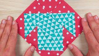 5 Minute Dog Quilt Block For Beginners  (2 Patterns) | Easy DIY Dog Quilt Tutorial