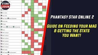 PSO2 - Guide on Feeding Your MAG & Getting the Stats You Want!