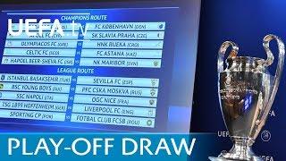 UEFA Champions League play-off round draw