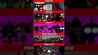 Incredibox Sprunki Phase 100 VS Phase 41 VS Phase 16 VS Phase 9 Remastered VS *MIX HORROR VERSION*