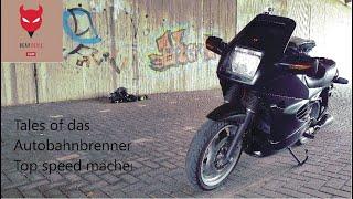 Tales of das autobahnbrenner e3  autobahnbrennen und top speed machen BMW K1100 RS special