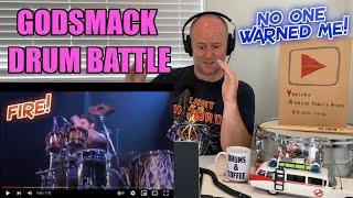 Drum Teacher Reacts: Godsmack Drum Battle | SULLY ERNA vs SHANNON LARKIN - Batalla De Los Tambores