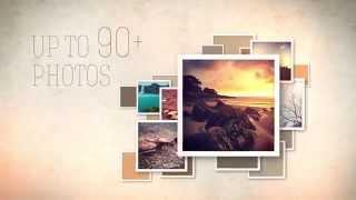 SLIDESHOW VIDEO DISPLAY - AE Template With Retro Styled Photo Frames