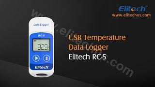 How to Use Elitech RC-5 Temperature Data Logger