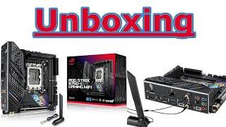 ASUS ROG STRIX B760-I GAMING WIFI Mainboard Sockel Intel LGA 1700 Unboxing Video