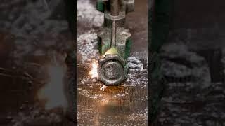 Laser-Powered Makeover: Effortlessly Stripping Paint from a Vintage Vise #satisfying #laser