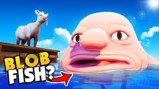 Catching the BLOB FISH In Goat Simulator 3!