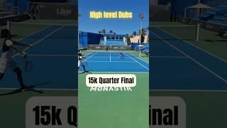 $15k QF!!! Check out the full vid   #lifeontour #itf #atp #highlights #elite #doubles #dubs