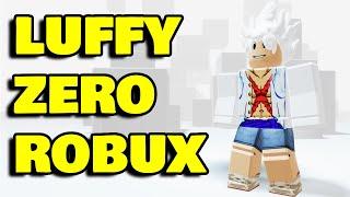 COMO FAZER A SKIN DO LUFFY GEAR 5 GRÁTIS NO ROBLOX - ROBLOX ITENS GRATIS