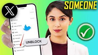 How To Unblock Someone On Twitter ( X ) Account 2024 | Unblock Someone On X Account