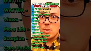 Fantano’s Review of Every Drake Album #rap #hiphop #drake #honestlynevermind #certifiedloverboy