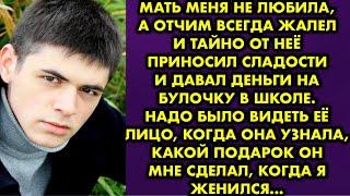 Мать меня не любила, а отчим всегда жалел и тайно от неё приносил сладости и давал деньги на булочку