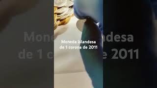 Moneda islandesa de 1 corona de 2011