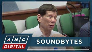 Duterte denies calling Gerardo Padilla regarding the killing of Chinese convicts in Davao | ANC