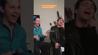 CRISTIAN CASTRO dando cátedra de su inmenso talento