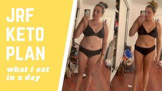 KETO!!  WHAT I EAT IN A DAY ON JRF PLAN // kimberley wilcox