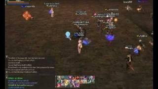 Lineage 2 EuroWorld Mass PVP Giants Cave - part 1/2