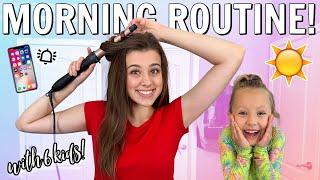 SUMMER MORNiNG ROUTiNE with 6 KiDS!