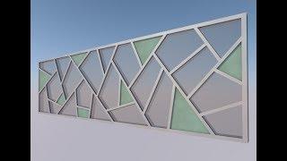 Tutorial Archicad 22 Make Custom curtain wall panel