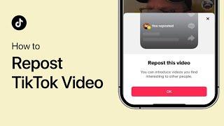 How To Repost Someone’s TikTok Video on Your Account