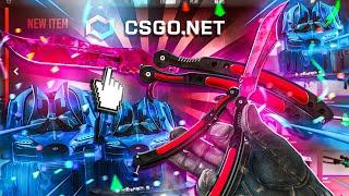 I FOLDED A PINK BUTTERFLY KNIFE THAT LOOKS SO CUTE! - CSGONET Case Opening