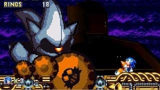 16 Bit Silver Sonic over Metal Sonic | Sonic Mania PLUS Mods  Walkthrough