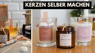 DIY-Kerzen selber machen: 2 einfache Ideen – Kerzenreste upcyclen & hochwertige Kerzen gießen