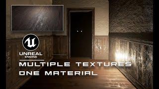 UNREAL ENGINE | Multiple textures with one material!