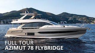 Full Yacht Tour w/ Federico Ferrante | Azimut 78 Flybridge