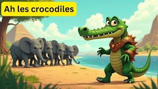 Ah les crocodiles | Chansons pour enfants || competines et chanson | #frenchforbeginner