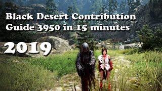 Getting high contribution in Black Desert 2019 15 minutes