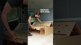 This amazing futon lets you have both a bed and a couch in your camper van! 