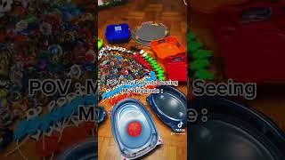 POV : My parents see my Beyblade’s #beyblade #beybladeburst #anime #collection #pov #meme #tiktok