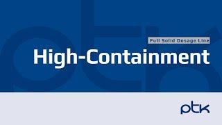 High-Containment - Full Solid Dosage Line