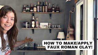 How to Make/Apply a Faux Roman Clay