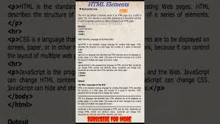 Horizontal Line In HTML Elements Learn With CESTUDYHUB #websitedesign #staticwebsitedesign #mr.raaz
