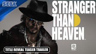 STRANGER THAN HEAVEN - Title Reveal Teaser Trailer