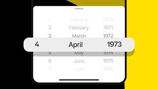 Date of birth scrolling prototype in Figma (From design to prototype)