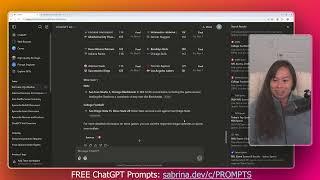 OpenAI ChatGPT Search Tutorial | Sabrina Ramonov 