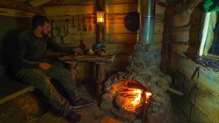 Building a shelter in the middle of nowhere, Simple bath in the woods