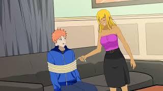 My Crush Tied Me Up in Her Jacuzzi, But It's Boiling and She's Streaming Live (Reupload)