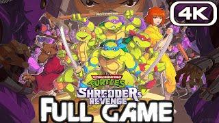 TEENAGE MUTANT NINJA TURTLES SHREDDER'S REVENGE Gameplay Walkthrough FULL GAME (4K 60FPS)